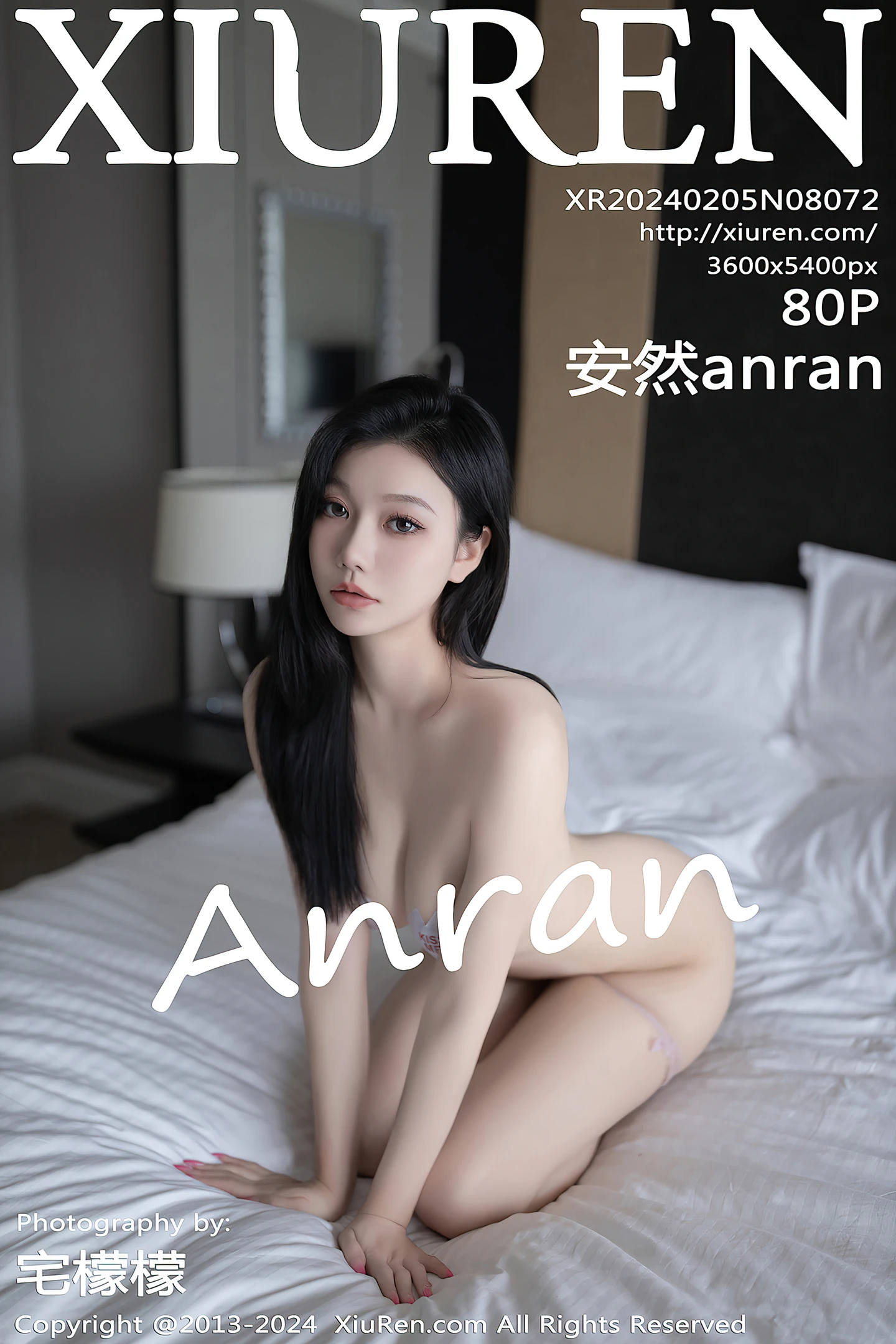[XiuRen秀人网]VOL.8072 模特安然anran外卖主题性感浅色上衣配短裙秀曼妙身姿诱惑写真80P-秀人网官方网站